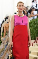 CLAIRE DANES at MET Gala 2018 in New York 05/07/2018