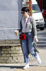 CLAIRE FOY Out and About in London 05/17/2018
