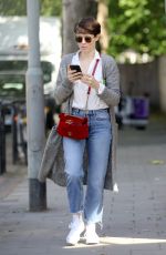 CLAIRE FOY Out and About in London 05/17/2018