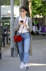 CLAIRE FOY Out and About in London 05/17/2018