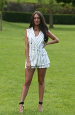 CLELIA THEODOROU on the Set of The Only Way is Essex at Colchester Castle 05/10/2018