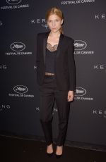 CLEMENCE POESY at Kering Dinner at 71st Cannes Film Festival 05/13/2018