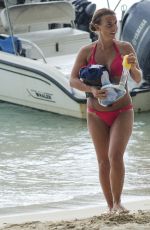 COLEEN ROONEY in Bikini at a Beach in Bridgetown 05/27/2018