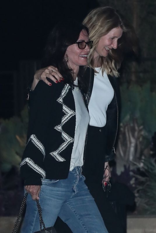 COURTENEY COX and LAURA DERN at Nobu in Malibu 05/26/2018