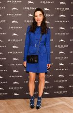 CRYSTAL REED at Longchamp Fifth Avenue Store Opening in New York 05/03/2018