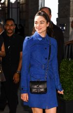 CRYSTAL REED at Longchamp Fifth Avenue Store Opening in New York 05/03/2018