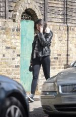 DAISY LOWE Out with Her Dog in London 05/03/2018