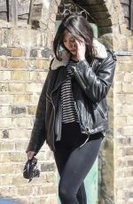 DAISY LOWE Out with Her Dog in London 05/03/2018