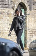 DAISY LOWE Out with Her Dog in London 05/03/2018