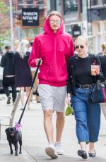 DAKOTA FANNING and Henry Frye Out in New York 05/10/2018