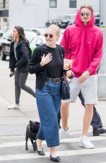 DAKOTA FANNING and Henry Frye Out in New York 05/10/2018