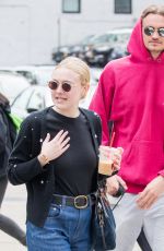 DAKOTA FANNING and Henry Frye Out in New York 05/10/2018