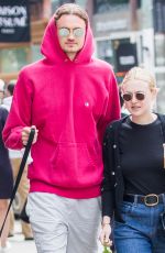 DAKOTA FANNING and Henry Frye Out in New York 05/10/2018