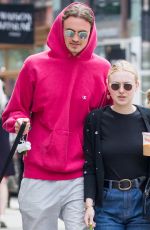 DAKOTA FANNING and Henry Frye Out in New York 05/10/2018