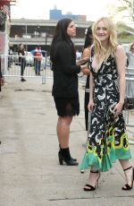 DAKOTA FANNING Arrives at Prada Event in New York 05/04/2018