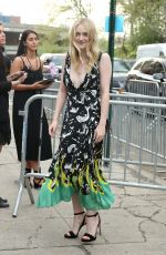 DAKOTA FANNING Arrives at Prada Event in New York 05/04/2018
