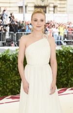 DAKOTA FANNING at MET Gala 2018 in New York 05/07/2018