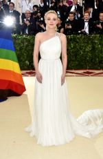 DAKOTA FANNING at MET Gala 2018 in New York 05/07/2018