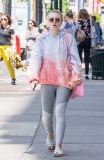 DAKOTA FANNING Leaves a Gym in New York 05/15/2018