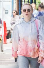 DAKOTA FANNING Leaves a Gym in New York 05/15/2018