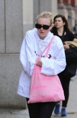 DAKOTA FANNING Out and About in New York 05/07/2018