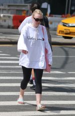 DAKOTA FANNING Out and About in New York 05/07/2018