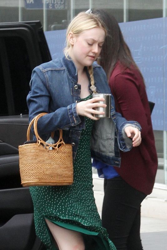 DAKOTA FANNING Out in Los Angeles 05/23/2018
