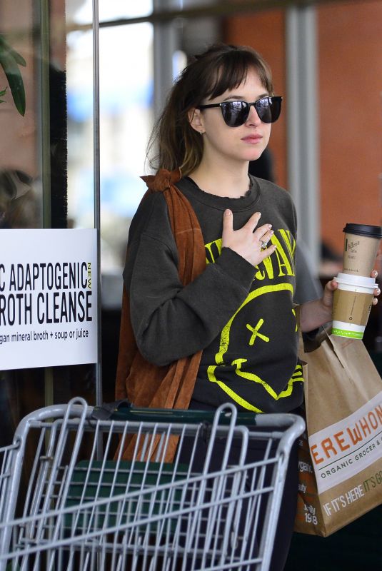 DAKOTA JOHNSON and Blake Lee Out Shopping in Los Angeles 05/14/2018