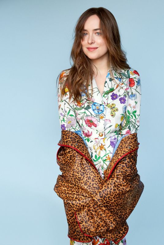 DAKOTA JOHNSON in Elle Magazine, April 2018
