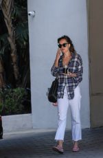 DAKOTA JOHNSON Leaves Sunet Tower in West Hollywood 05/25/2018