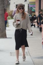 DAKOTA JOHNSON Out for Coffee in Los Angeles 05/18/2018