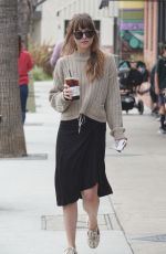DAKOTA JOHNSON Out for Coffee in Los Angeles 05/18/2018