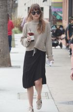 DAKOTA JOHNSON Out for Coffee in Los Angeles 05/18/2018