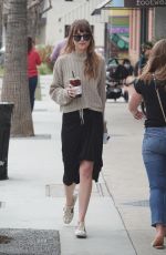 DAKOTA JOHNSON Out for Coffee in Los Angeles 05/18/2018