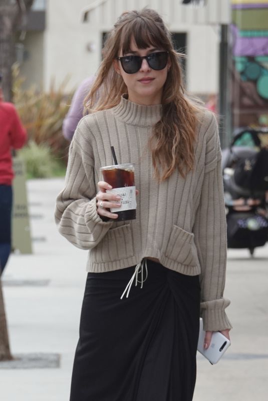 DAKOTA JOHNSON Out for Coffee in Los Angeles 05/18/2018
