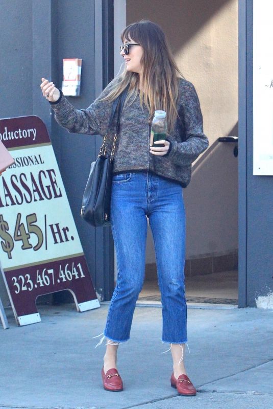 DAKOTA JOHNSON Out in Los Angeles 05/17/2018
