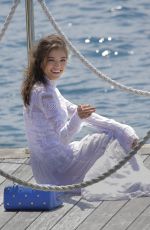 DANIELA LOPEZ OSORIO in Swimsuit at a Photoshoot at Hotel Cap Eden Roc in Antibes 05/17/2018