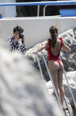 DANIELA LOPEZ OSORIO in Swimsuit at a Photoshoot at Hotel Cap Eden Roc in Antibes 05/17/2018