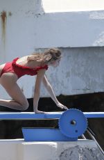 DANIELA LOPEZ OSORIO in Swimsuit at a Photoshoot at Hotel Cap Eden Roc in Antibes 05/17/2018