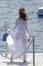 DANIELA LOPEZ OSORIO in Swimsuit at a Photoshoot at Hotel Cap Eden Roc in Antibes 05/17/2018