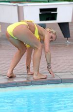 DANNIELLA WESTBROOK in Bikini at a Pool in Spain 05/28/2018
