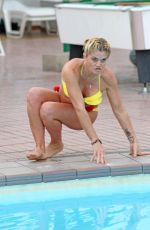 DANNIELLA WESTBROOK in Bikini at a Pool in Spain 05/28/2018