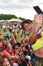 DAVINA MCCALL at Welfest Fitness Festival in Dublin 05/13/2018