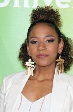 DAYNA ISOM JOHNSON at NBC/Universal Summer Press Day in Universal City 02/05/2018