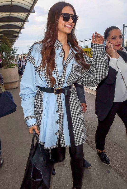 DEEPIKA PADUKONE Arrives at Nice Airport 05/09/2018