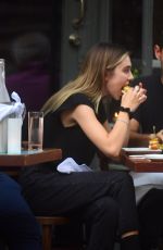 DELILAH BELLE HAMLIN and Cully Smoller Out for Lunch in New York 05/04/2018