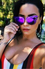 DEMI LOVATO for Diff Eyewear 2018