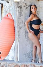 DEMI ROSE MAWBY in Bikini on the Set of a Photoshoot in Ibiza 05/13/2018