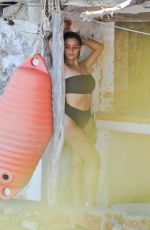 DEMI ROSE MAWBY in Bikini on the Set of a Photoshoot in Ibiza 05/13/2018
