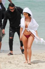 DEMI ROSE MAWBY Leaves a Yacht in Ibiza 05/12/2018